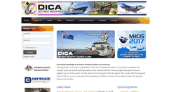 Desktop Screenshot of dica.org.au